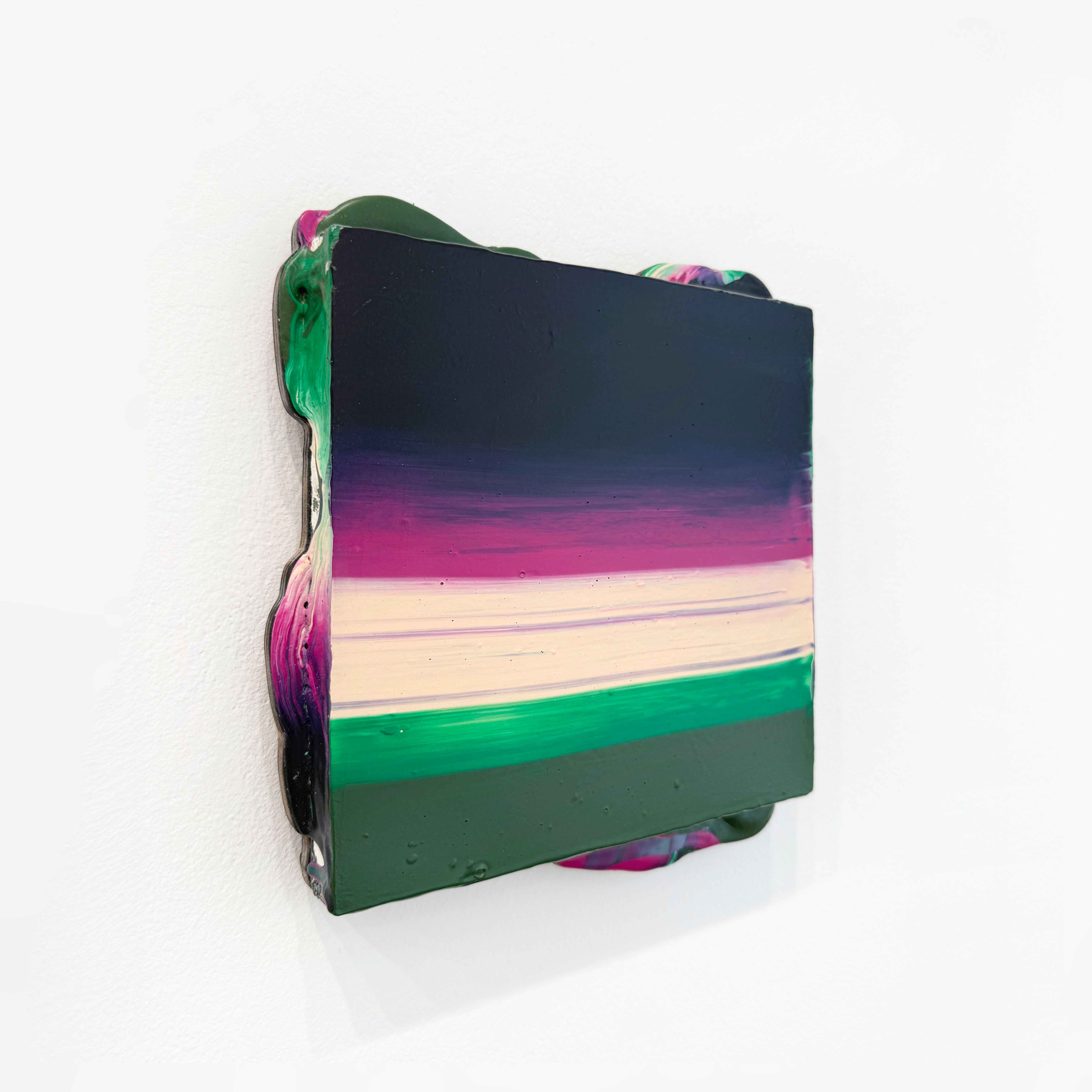 Curiad y galon (9 x 9.5 inches acrylic on mdf 2025)