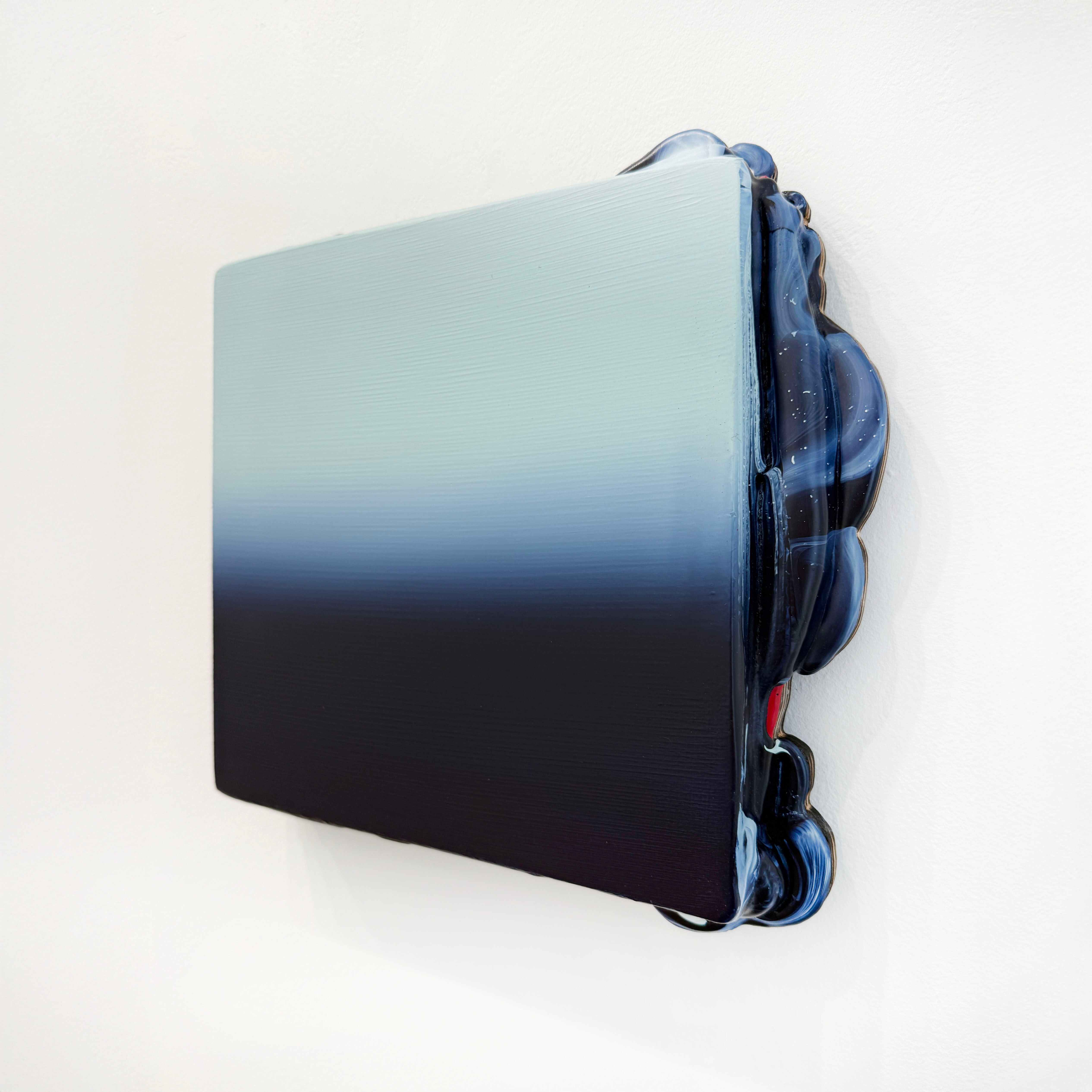 Dwfn (12.5 x 11.5 inches acrylic on mdf 2024)