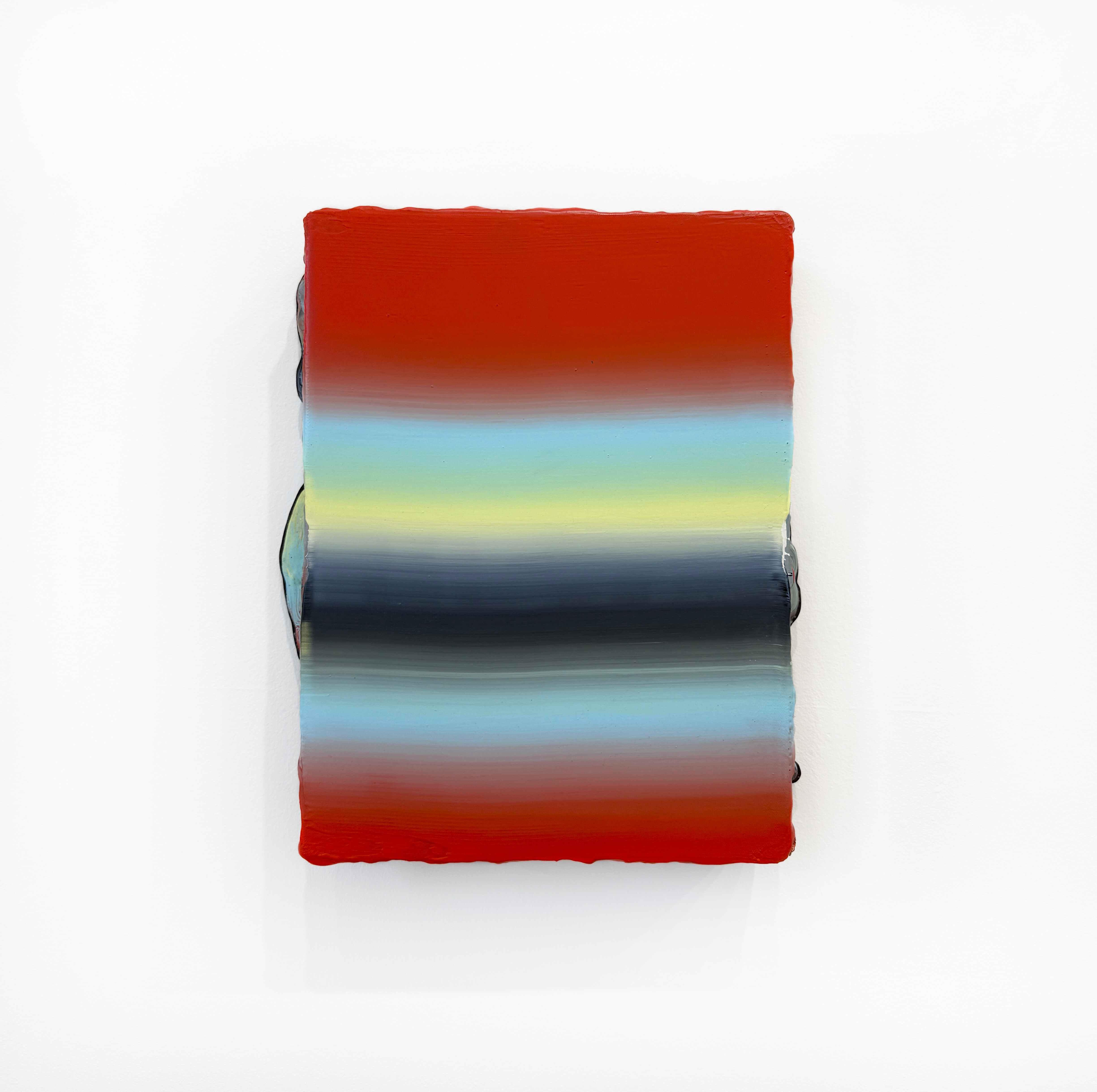 Lle'r aeth goleuni'r byd (14.5 x 16.5 inches acrylic on mdf 2025)